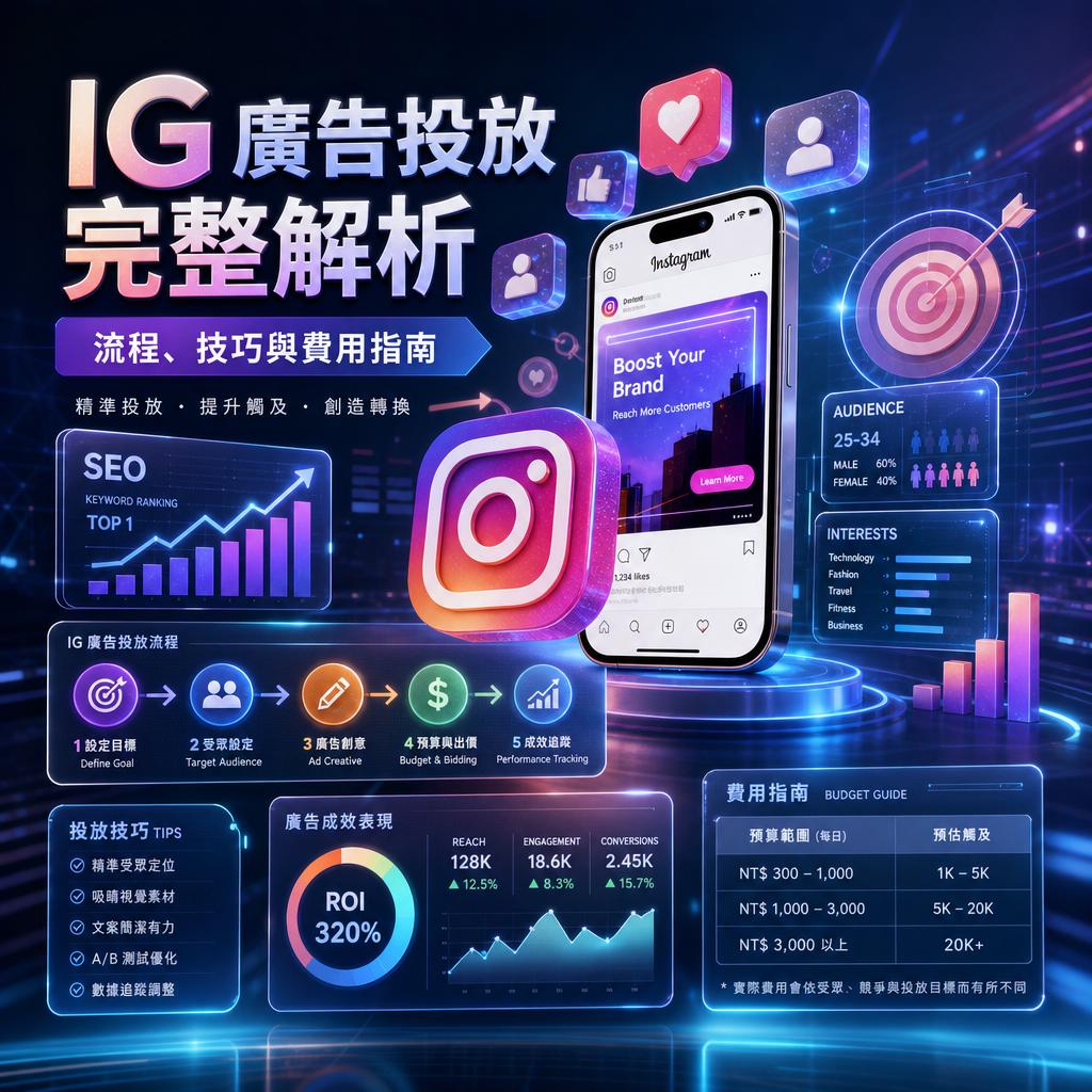 ig廣告投放完整解析:流程、技巧與費用指南