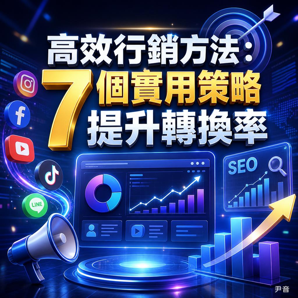 Marketing infographic in Chinese: 7 practical strategies to boost conversion rates with charts and SEO visuals
